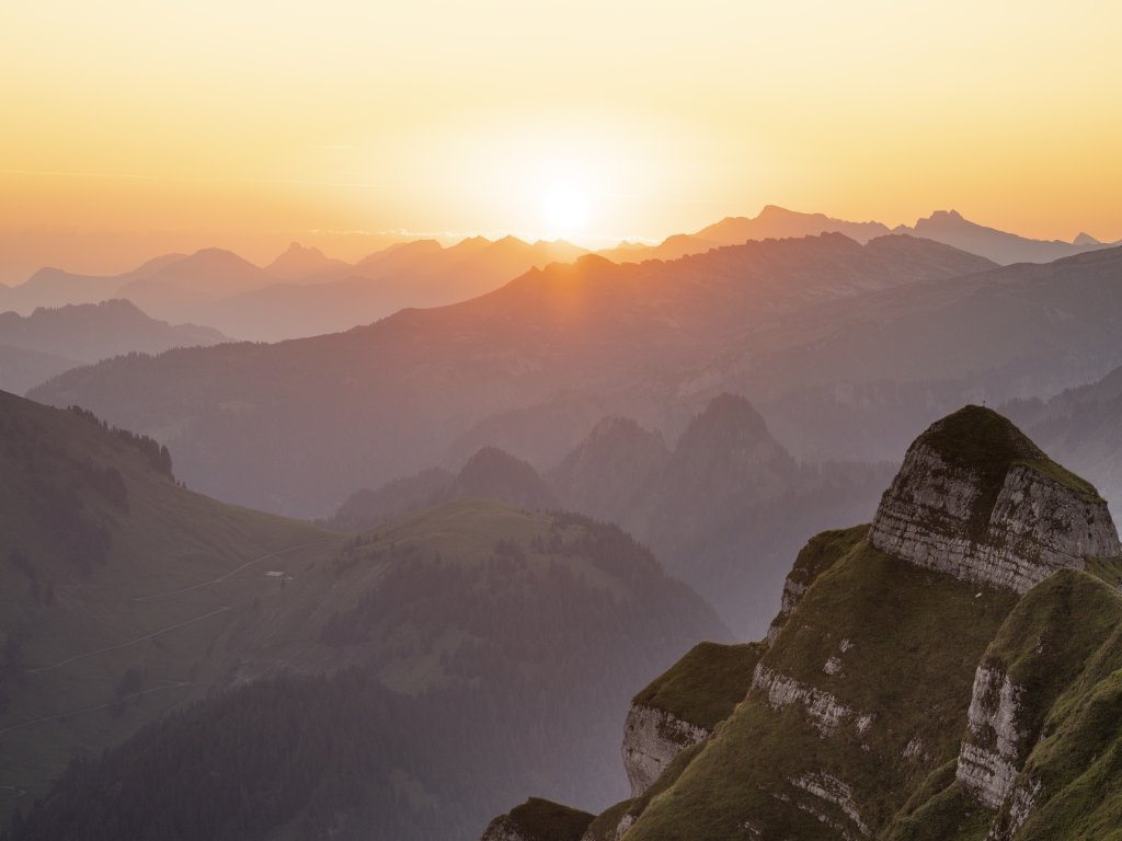 Sonnenaufgang auf der Kanisfluh