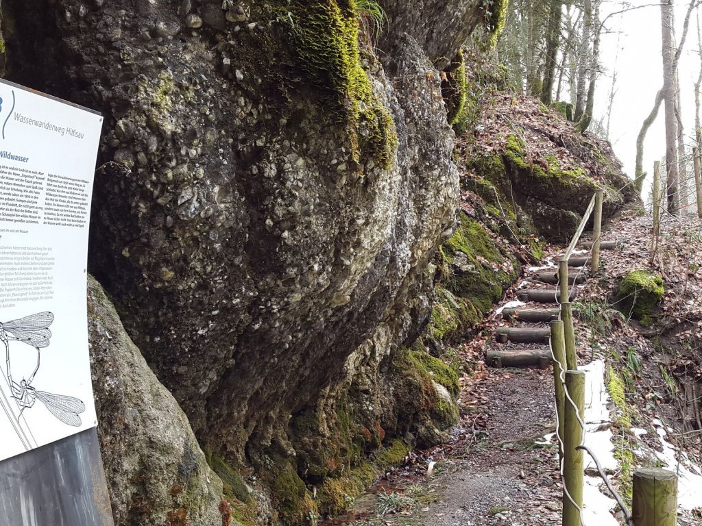 Engenlochschlucht am Wasserwanderweg in Hittisau