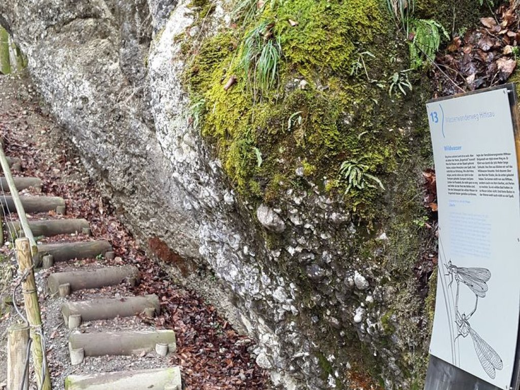 Engenlochschlucht am Wasserwanderweg in Hittisau