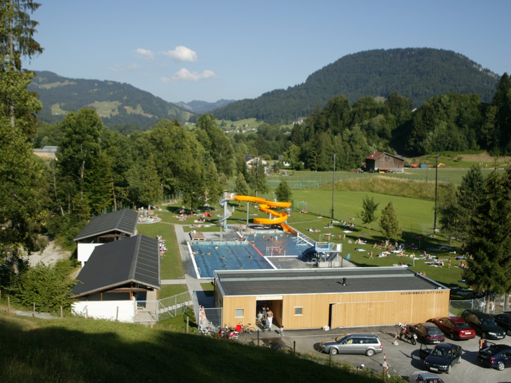 Schwimmbad in Hittisau im Bregenzerwald