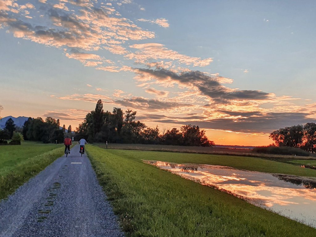 Radfahren Rheindelta