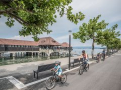 Badhütte in Rohrschach in der Schweiz