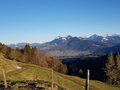 Weg vom Unteren Geißkopf zum Oberen Geißkopf