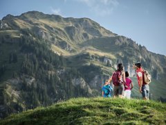 Wandern am Fuße der Winterstaude